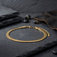 Anklet 8mm Gold 18K Stainless Steel Miami Chain