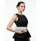 Clutch XLong Clear Rhinestone Flap Evening Bag