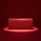 Clutch XLong Red Rhinestone Flap Evening Bag