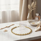 8mm Gold 18K Steel Handmade Chain Necklace