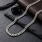 Mens 24in 8mm Stainless Steel Miami Chain