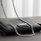 Mens 24in 8mm Stainless Steel Miami Chain