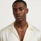 Mens 20in 10mm Gold 18K Stainless Steel Curb Chain