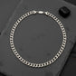 Mens 20in10mm Silver Stainless Steel Curb Chain