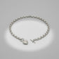 Stainless Steel Toggle Heart Rolo Chain Necklace