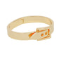 Bangle Gold Belt Buckle Contemporary Bracelet