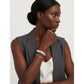 Bangle Smooth Silver Sculpted Shine Sleek Bracelet