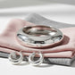 Bangle Smooth Silver Sculpted Shine Sleek Bracelet
