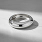 Bangle Smooth Silver Sculpted Shine Sleek Bracelet