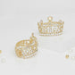 Cuff Royalty Gold Crown Luxe Crystal Bracelet
