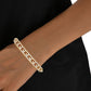 Bangle Sleek Classic Greek G Pave Gold Bracelet