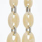 Dangle Vintage Ivory Resin Anchor Link Earrings