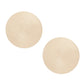 Stud XL Textured Gold Metal Disc Tribal Earrings