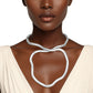 Convertible Silver Tubogas Flex Coil Necklace