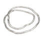 Convertible Silver Tubogas Flex Coil Necklace