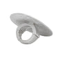 Ring XL Fierce Tribal Matte Silver Industrial Round