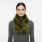 Scarf Luxe Faux Fur Yellow Collar Winter Stole