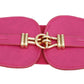 Belt ColorPop Fuchsia Cinch Toggle Stretch Belt