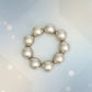 High Gloss Pearlescent Brown 24mm Bead Bracelet