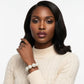 High Gloss Pearlescent Cream 24mm Bead Bracelet