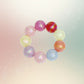 High Gloss Pearlescent Color 24mm Bead Bracelet