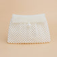 Evening Clutch Cream Pearl Woven Handmade Flap Bag