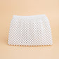 Evening Clutch White Pearl Woven Handmade Flap Bag