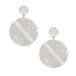 Drop Silver Party Ready Clear Rhinestone Earrings