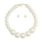 Chunky Single Strand Cream Pearls