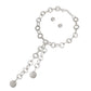Chain Necklace Silver Long Y Necklace for Women