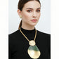 Pendant Green Ombre Organic Teardrop Necklace