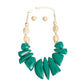 Necklace Green Bead Tribal Collar for Women