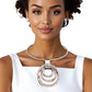 Pendant Silver Heavy-Weight Circular Necklace