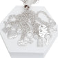 Pendant Silver Chain Charm Tassel Necklace Women