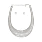 Collar Silver Spring Chain Pearl Filled Necklace