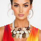 Bib Marine Chic Shell and Wood Bead Necklace