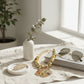 Pendant Confetti Resin Yellow Gold Bead Necklace