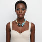 Tribal Natural Elements Turquoise Chunky Necklace