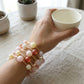 Convertible Stretch Pearlescent Bead Necklace