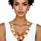 Chain Polished Gold Oval Link Long Necklace