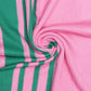 Ruana Pink and Green Stripe for Women