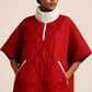 DST Sorority Apparel Quilted Puffer Poncho Women