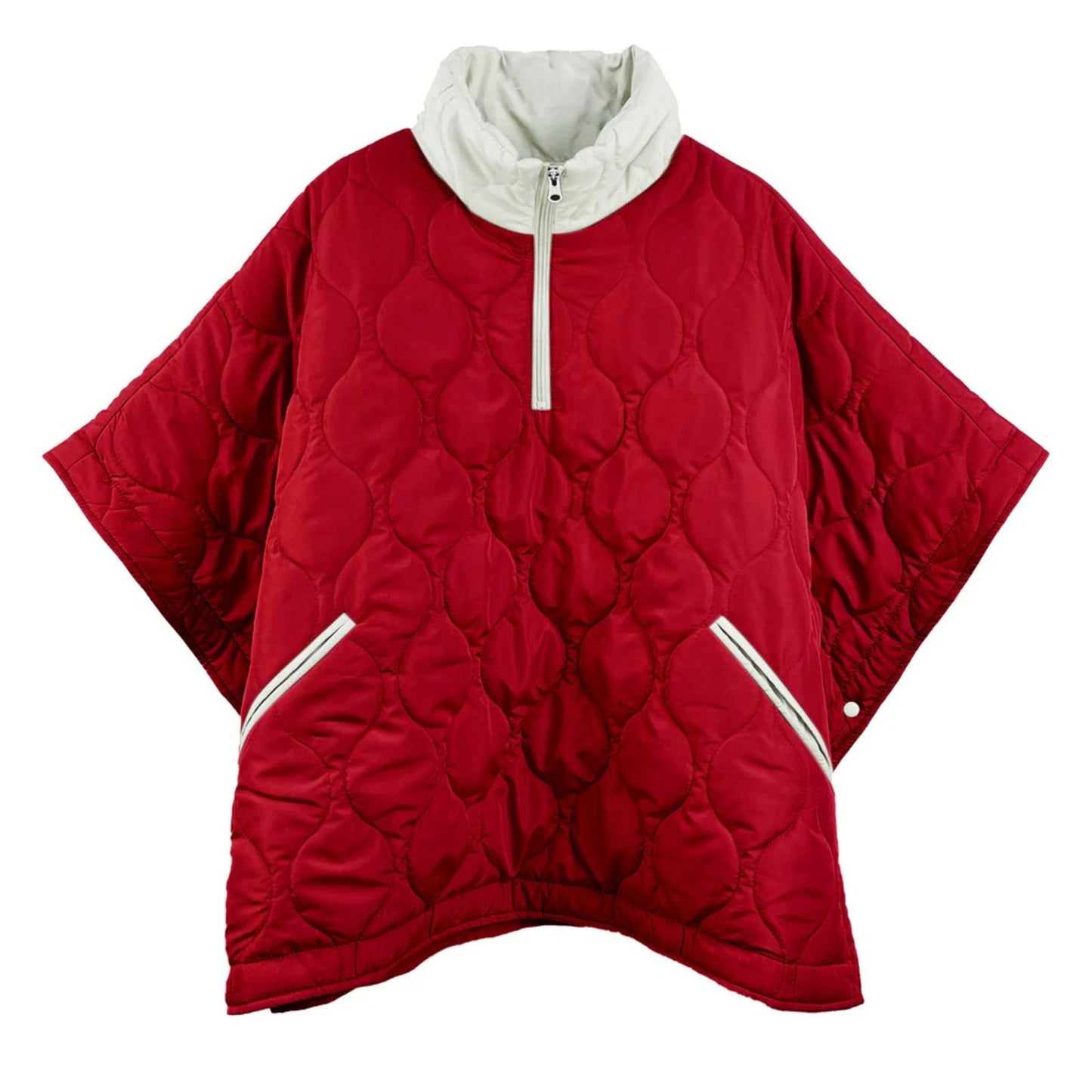 DST Sorority Apparel Quilted Puffer Poncho Women
