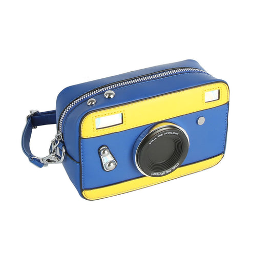 SGRHO Crossbody Blue Yellow Camera Crossbody Bag