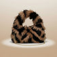 Shoulder Bag Brown and Black Fur Street Chic Purse