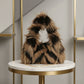 Shoulder Bag Brown and Black Fur Street Chic Purse