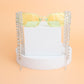 Sunglasses Green Rectangle Rhinestone Fringe