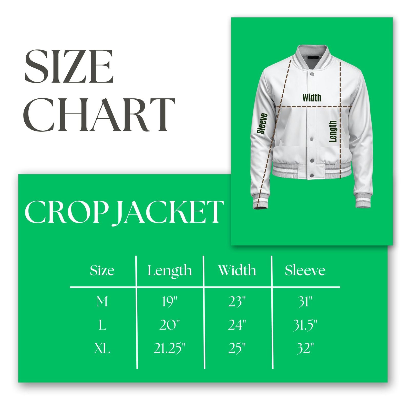 AKA Greek Apparel XL Cropped Satin Varsity Jacket