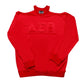 DST Greek Merch L Red Cold Shoulder Sweatshirt