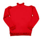 DST Greek Merch M Red Cold Shoulder Sweatshirt